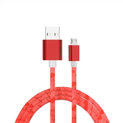 2017 हॉट सेलिंग होलसेल नई डिज़ाइन OEM ODM मेटल फास्ट डेटा USB चार्जिंग केबल रोज़ गोल्डन कलर सिल्वर कलर के साथ