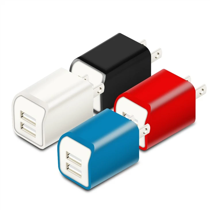 Travel Charger 2.1A 12W Dual USB Wall Charger Adapter for iPhone 6/6s/7/7plus for S7